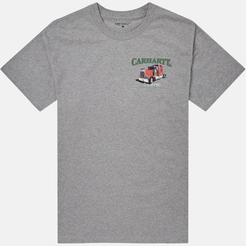 Carhartt WIP T-shirts S/S ON THE ROAD I030215 GREY HTR